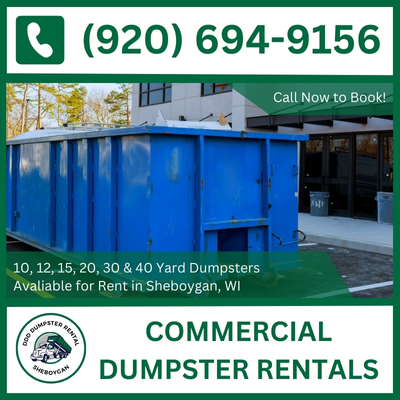 24/7 Commercial Dumpster Rental in Sheboygan, Wisconsin - Ready for Sheboygan County - DDD Dumpster Rental Sheboygan